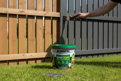 Ronseal One Coat Shed and Fence Protector Charcoal Grey 5 litres