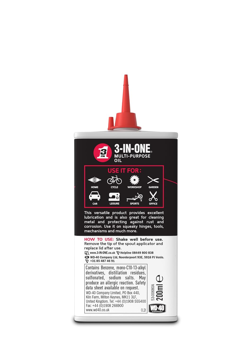 3-IN-ONE Multi-Purpose Drip Oil Flexican 200ml.