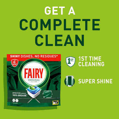 Fairy Dishwasher Tablets All in One Original 60's