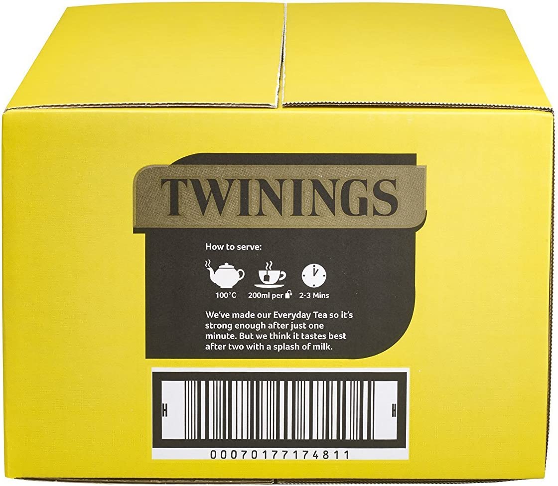 Twinings Everyday Tea Bag (Pack of 1200 Bags)