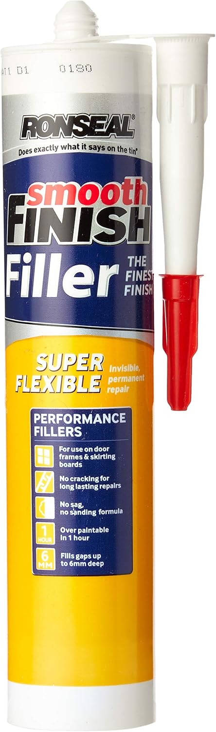 Ronseal 36560 Smooth Finish Super Flexible Filler Cartidge 300 Ml
