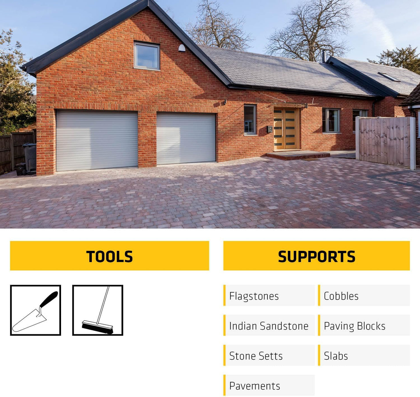 Sika FastFix All Weather Self-Setting Paving Jointing Compound | Ready to Use 15k | DARK BUFF