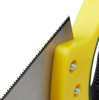 Hilka Tools 10" (250mm) Hardpoint Tenon Saw, Yellow/Silver