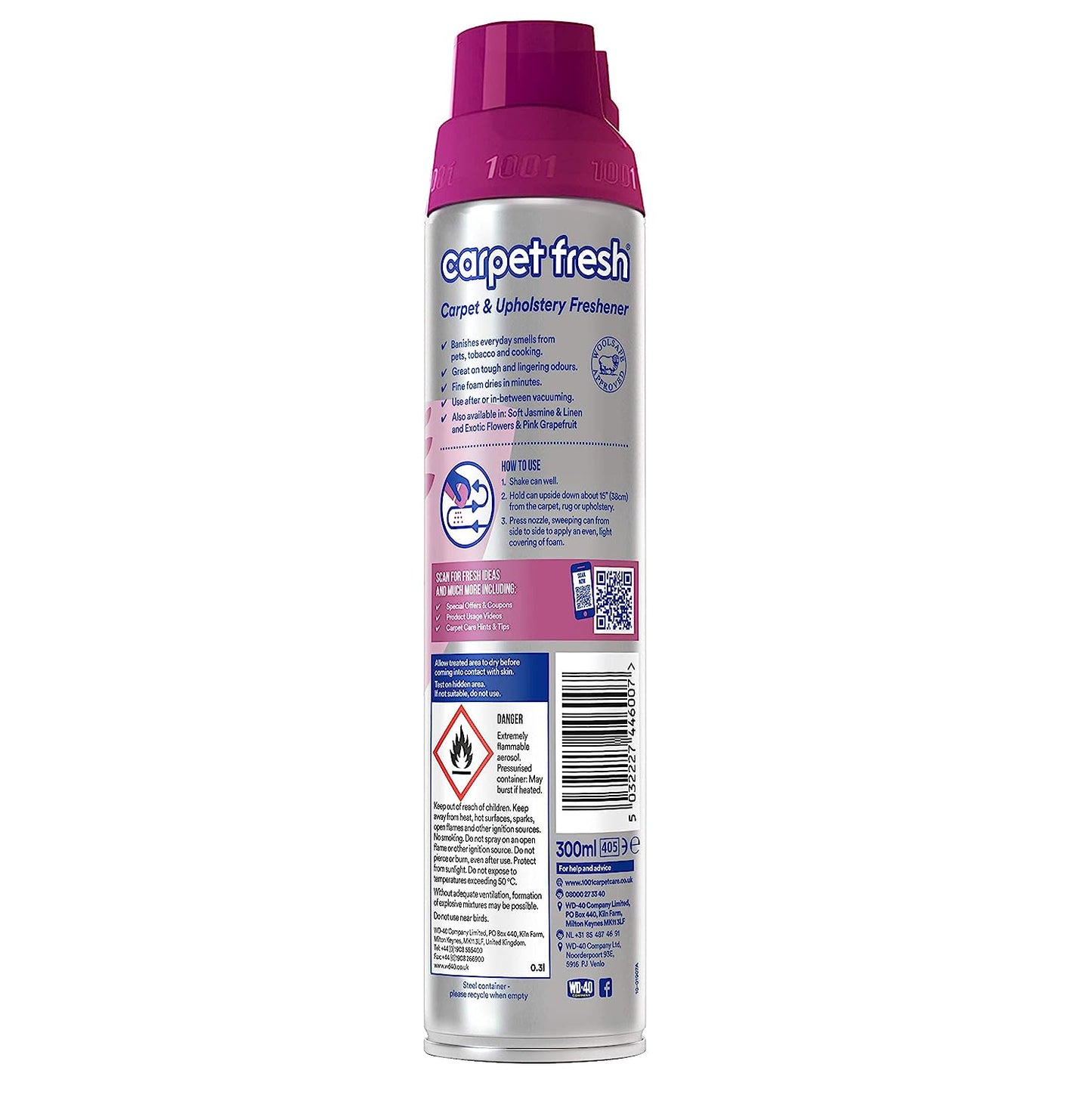 1001 Carpet Fresh Pet Thai Orchid & Passion Fruit 300ml