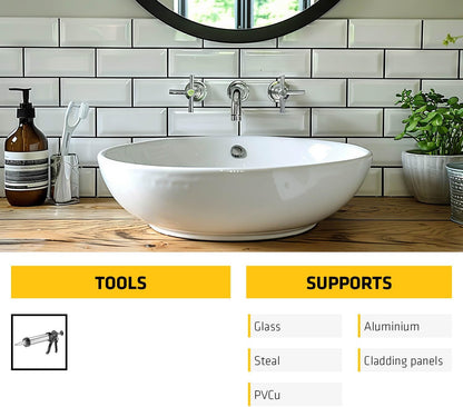 Everbuild General Purpose Silicone White 280ml