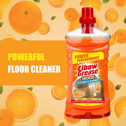 Elbow Grease Concentrated Floor Cleaner | Wood and Laminate | Orange | 1 x 1L