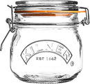 Kilner Branded 0.5 Litre ROUND Glass Clip Top Preservation Storage Jar