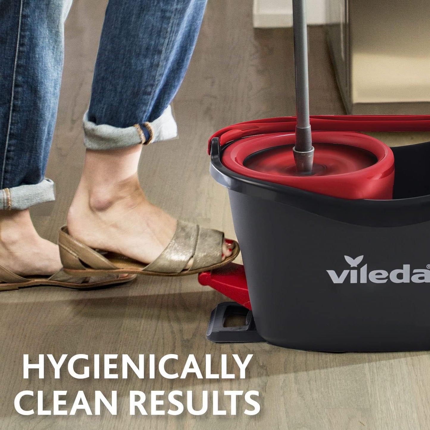 Vileda Turbo 2In1 Easywring&Clean Mop Replacement Heads Pack Of 1