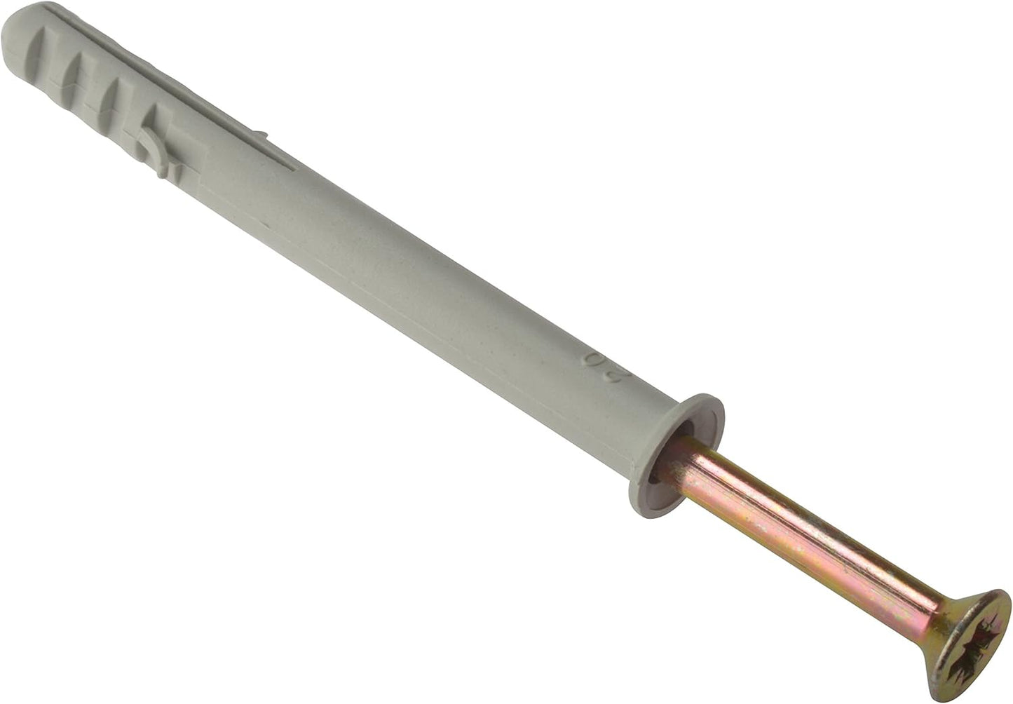 ForgeFix Frame Fixings | M10 x 160mm | Nylon Plug, Zinc Yellow Passivated Screw | Bag 30