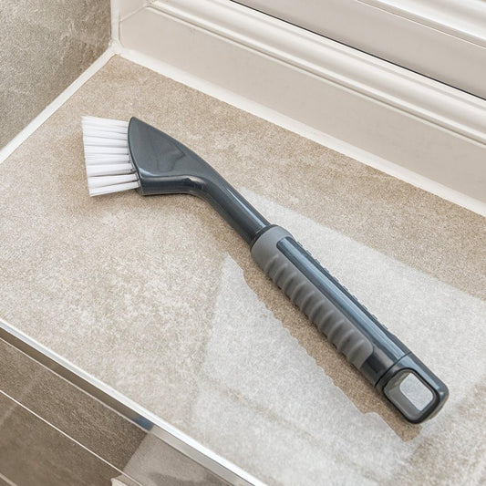 Addis Comfigrip Grout/Cleaning Brush In Graphite With Stiff Bristles