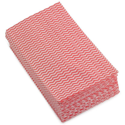 Janit-X/Optima Heavyweight All Purpose Non Woven Cloth 50x36cm Red (Pack of 50)