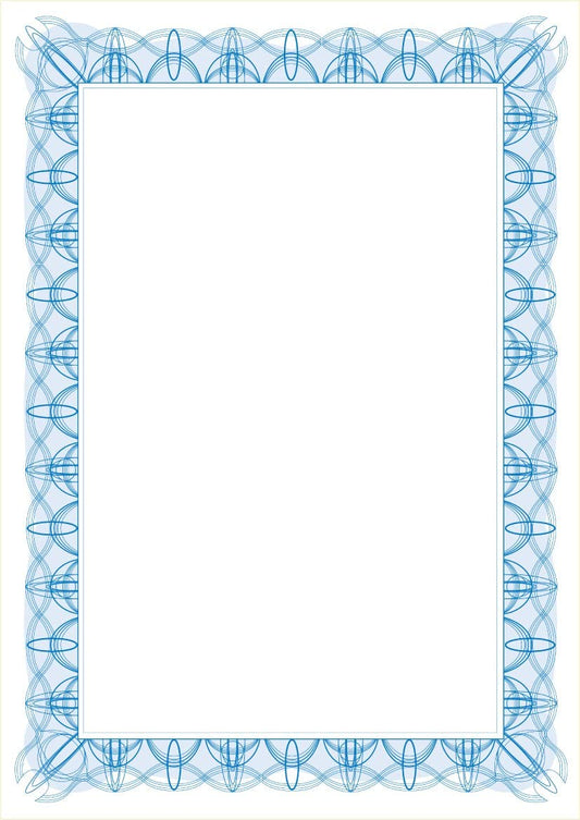Computer Crafts A4 90g Blue Certificate Papers Pack 30's