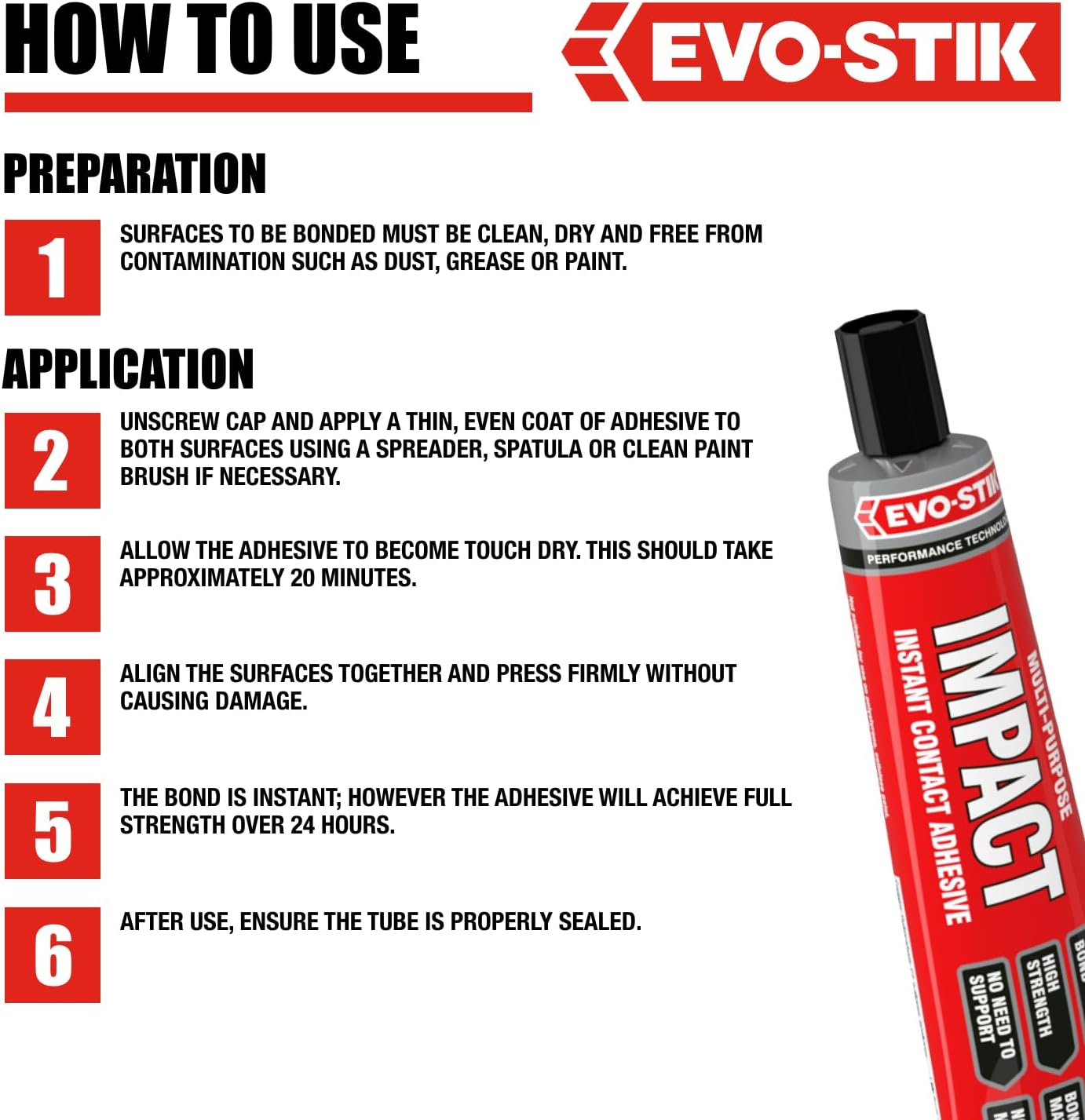 EVO-STIK Impact Adhesive 65g Tube