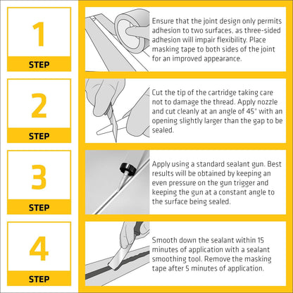 Everbuild General Purpose Silicone White 280ml