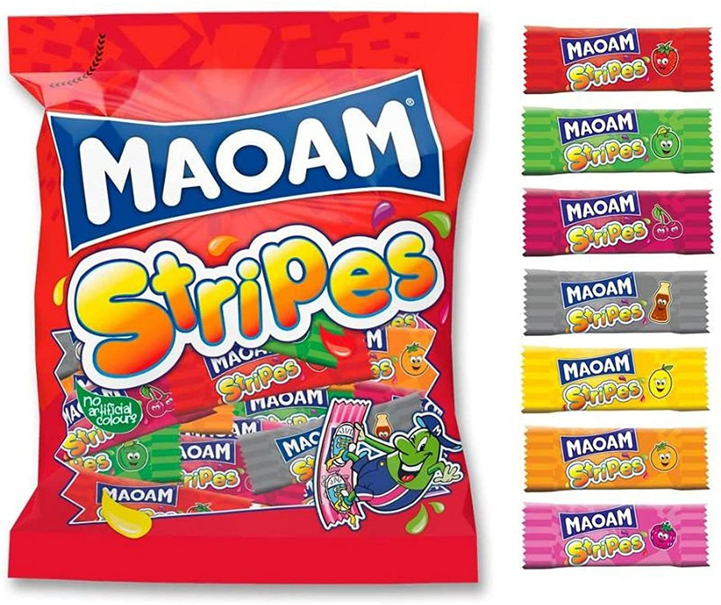 Haribo Maoam Stripes 140g Bag GARDEN PET SUPPLIES Garden Pet haribo-maoam-stripes-140g-bag-garden-pet-supplies-garden-pet