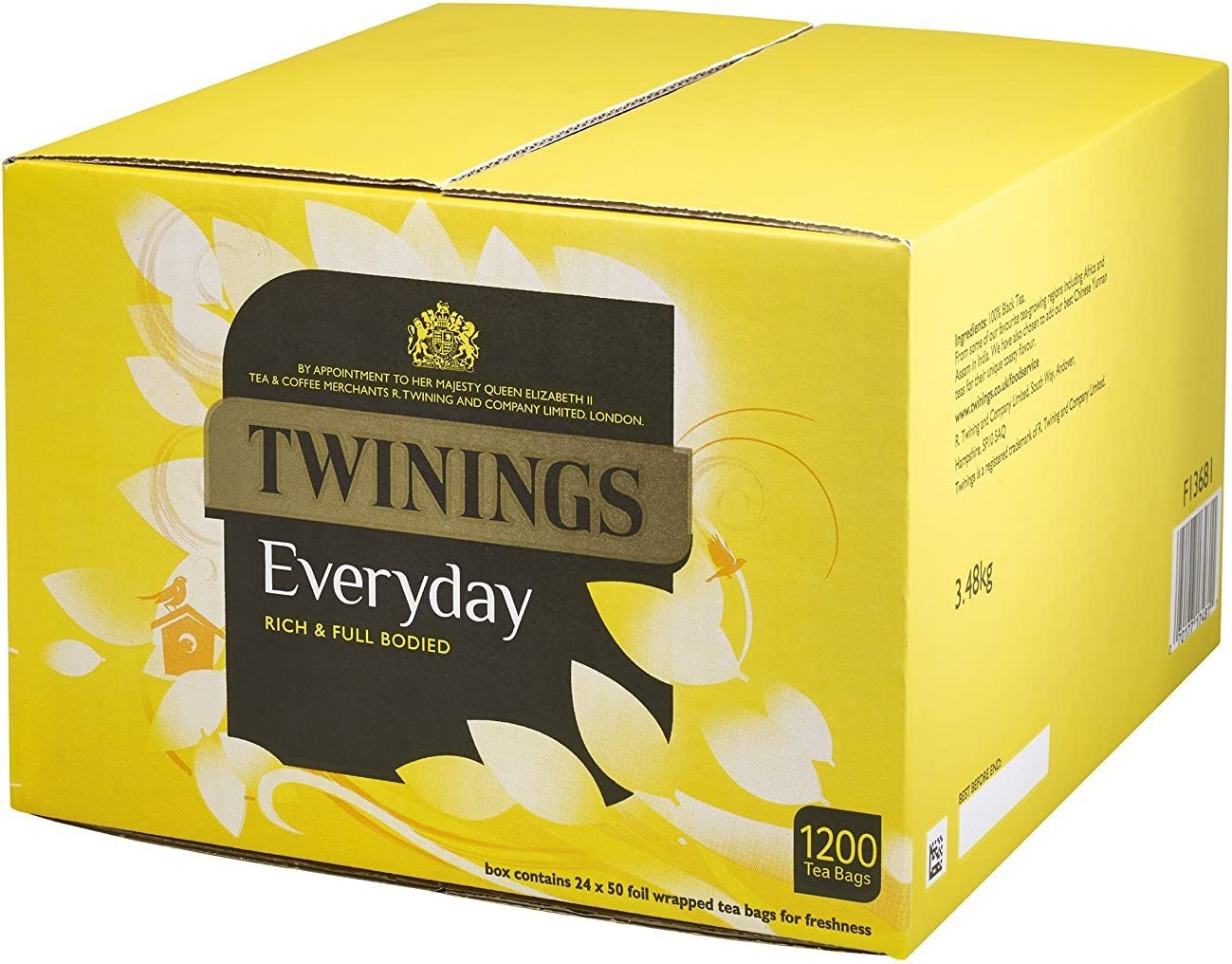 Twinings Everyday Tea Bag (Pack of 1200 Bags)