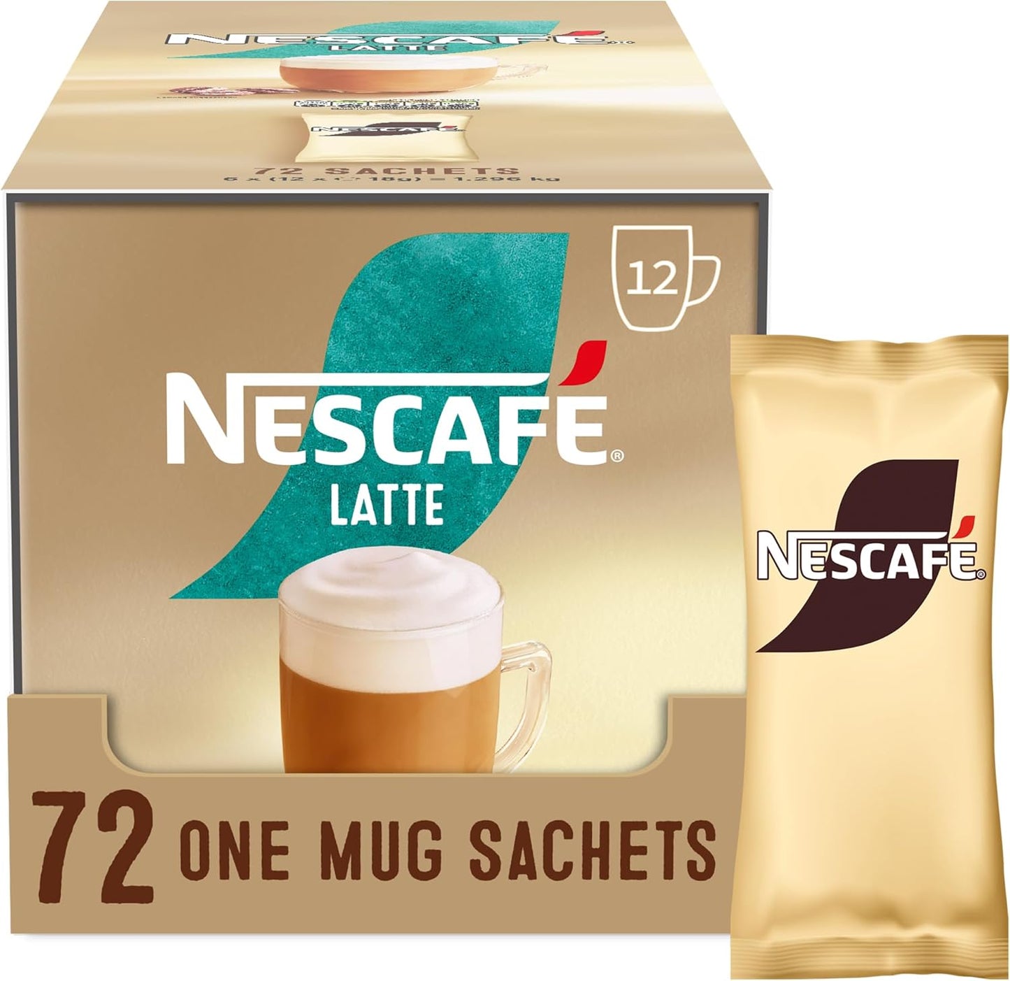 Nescafe Gold Latte Sachets 72's x 18g