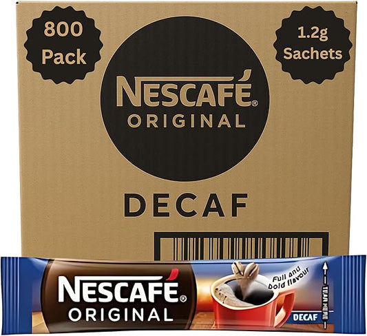Nescafe Original DECAF Sticks 1.2g x 800's Bulk Box