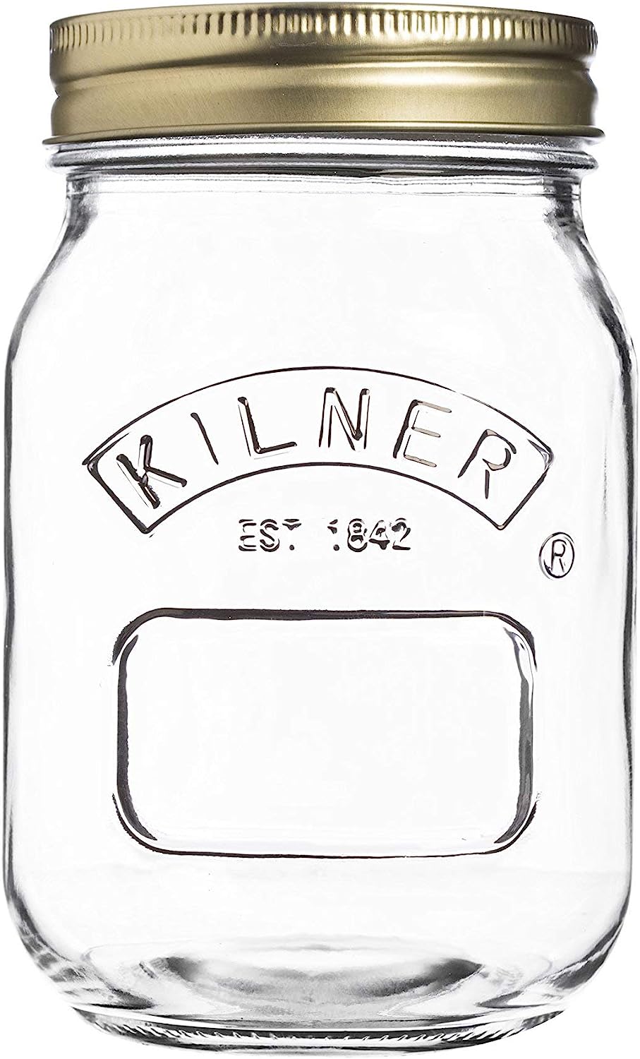 Kilner Round Glass Screw Top Lid Preservation Storage Jar 0.5 Litre (0025.400)
