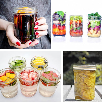 Kilner Wide Mouth Screw Top Lid Preserving Glass Jar 1.0 Litre Transparent (0025.067)