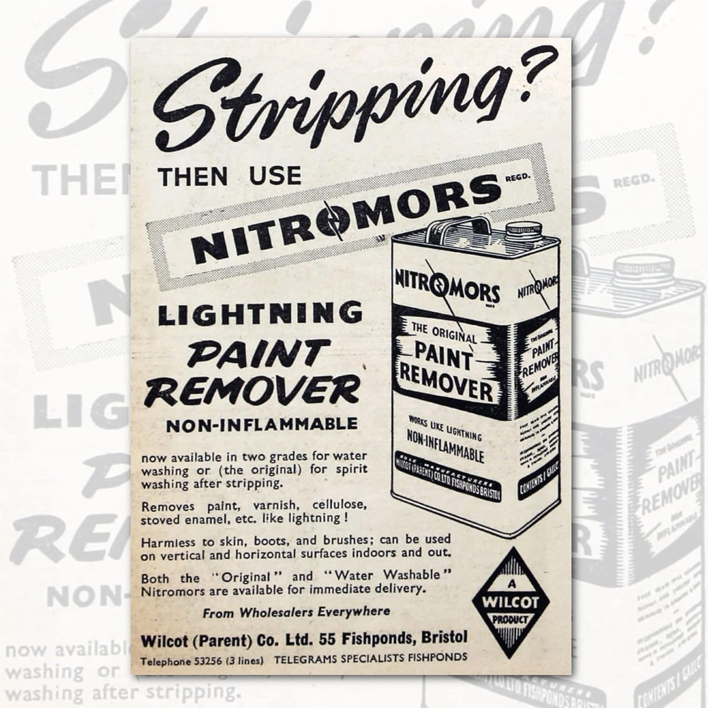 Nitromors Original Paint Stripper, Varnish & Lacquer Remover, For Wood, Metal & Concrete, 375 Ml