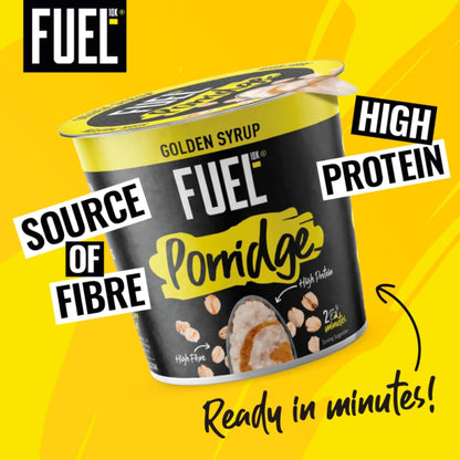 Fuel 10K Porridge Pot Golden Syrup 8x70g