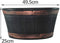 Sankey from Strata GN653 49cm Oakwood Barrel Planter, 49x49x24.5 cm