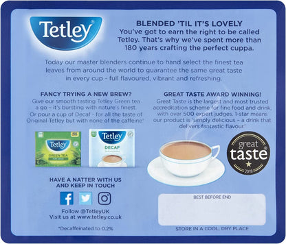 Tetley 80s 2-Cup Tea Bags Retail 250g - UK BUSINESS SUPPLIES