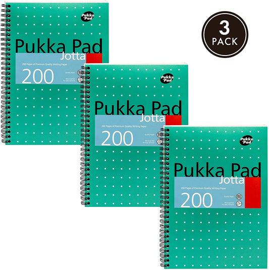 Pukka Pads Metallic Green Jotta B5 Notebook 8520-MET