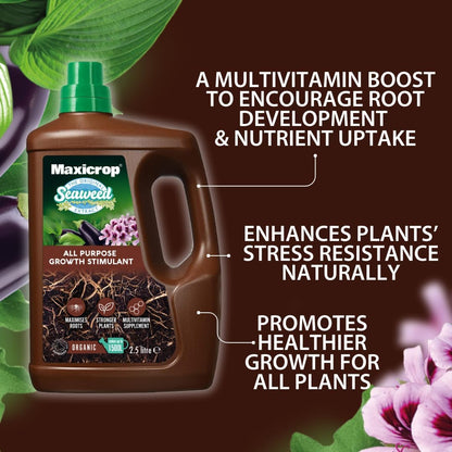 Maxicrop Original Seaweed Extract Organic Plant Growth Stimulant 2.5L