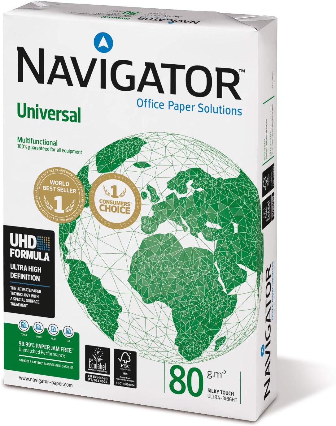 Navigator A3 Universal White Paper (Pack of 500) NAVA380