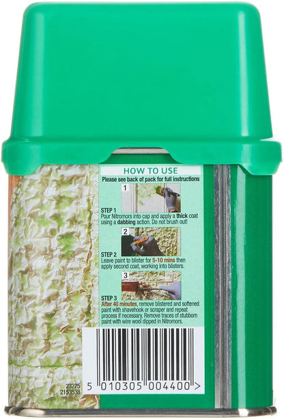 Nitromors Original Paint Stripper, Varnish & Lacquer Remover, For Wood, Metal & Concrete, 375 Ml
