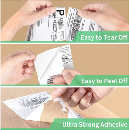 Roll-X Thermal Shipping Labels for Zebra Printer 6x4inch 250 Per Roll - UK BUSINESS SUPPLIES