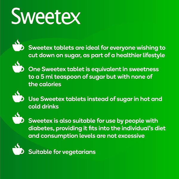 Sweetex Sweetener Tablets 1 Pack 800 Tablets - UK BUSINESS SUPPLIES