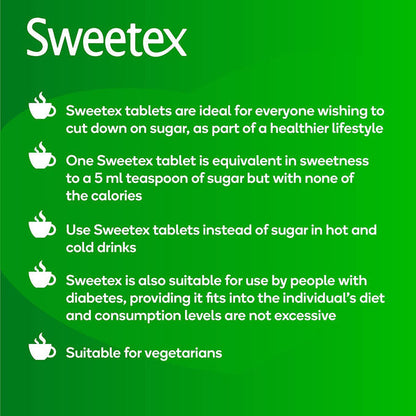 Sweetex Sweetener Tablets 1 Pack 800 Tablets - UK BUSINESS SUPPLIES