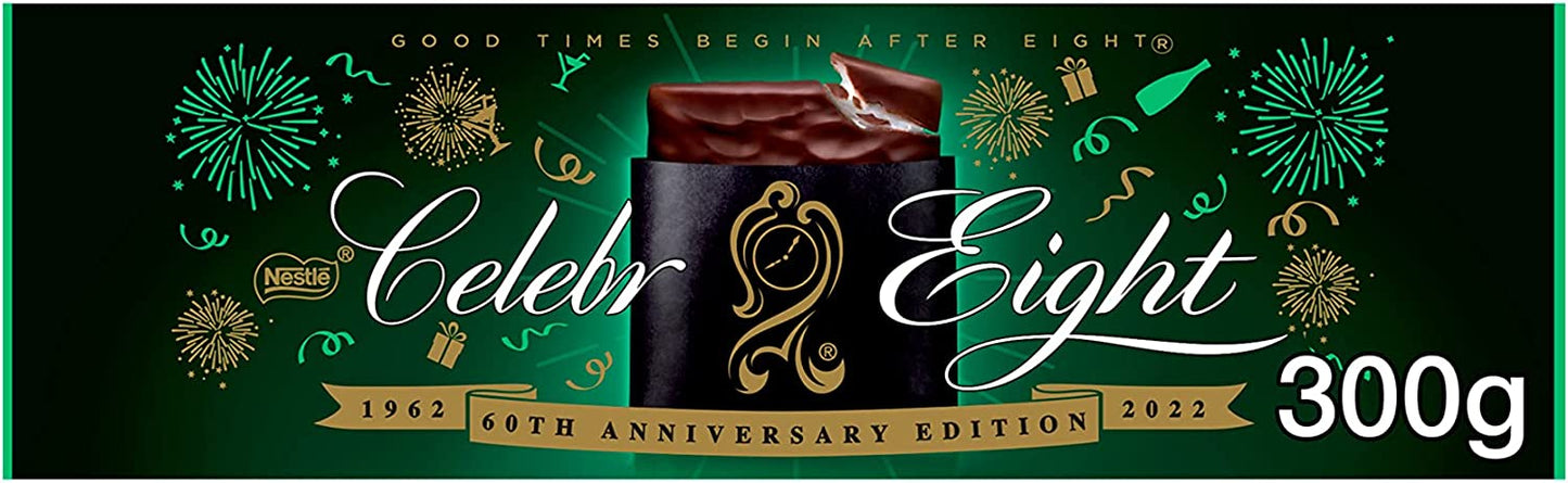AFTER EIGHT - Dark Mint Chocolate Thins Carton of Mint Chocolates, 300g (Pack of 1)