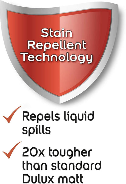 Dulux Easycare Washable & Tough Matt Emulsion Paint - Egyptian Cotton - 2.5L