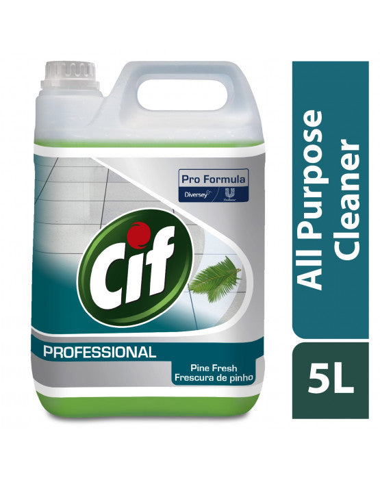Cif Professional Pine Fresh All-Purpose Cleaner Concentrate 5 Litre - UK BUSINESS SUPPLIES