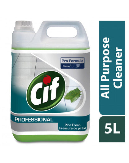 Cif Professional Pine Fresh All-Purpose Cleaner Concentrate 5 Litre - UK BUSINESS SUPPLIES
