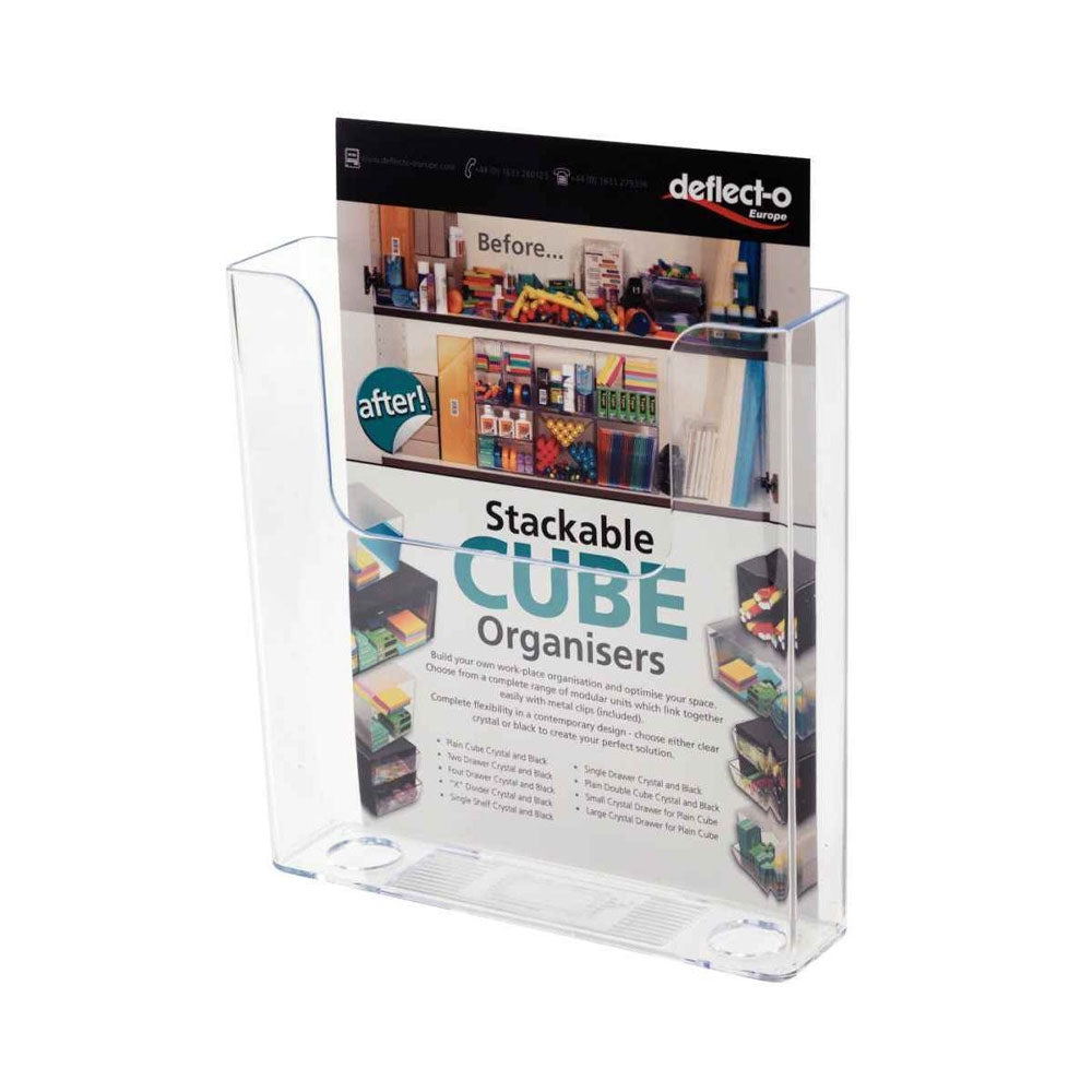Deflecto A5 Portrait Flat Back Literature Holder