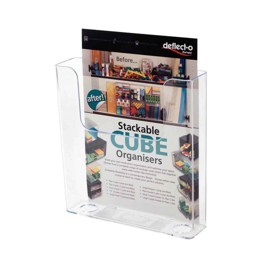 Deflecto A5 Portrait Flat Back Literature Holder