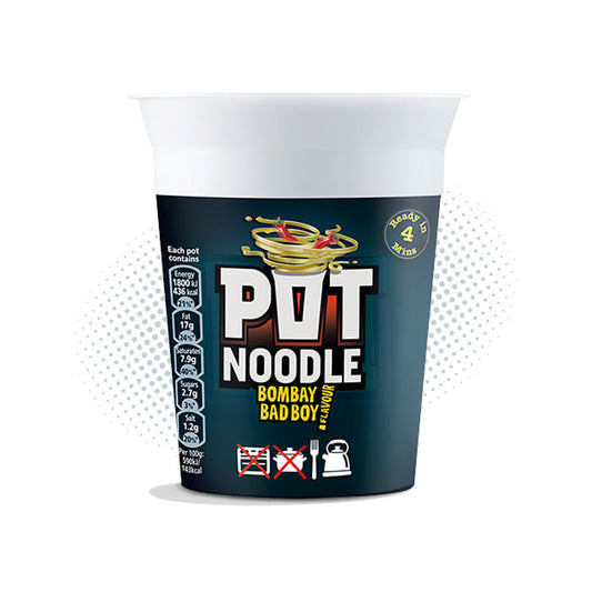 Pot Noodle Bombay Bad Boy Flavour 12x90g