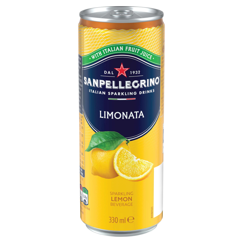 San Pellegrino Limonata Lemon 330ml Cans (Pack of 24) 12441800