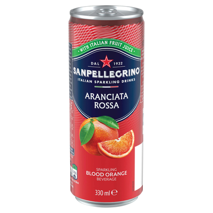 San Pellegrino Sparkling Blood Orange 330ml Can (Pack of 24) 12441788