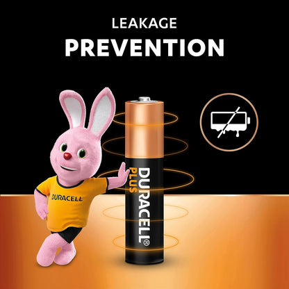 Duracell Plus Power Alkaline Battery AAA (Pack of 8)