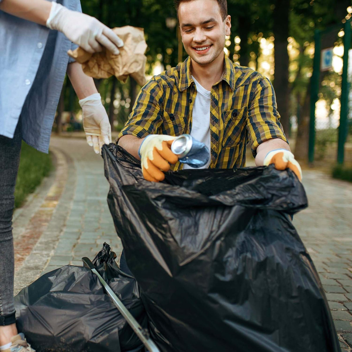 Ecobag  Eco-Friendly Wheelie Bin Liners | Capacity 240L | 18 Microns | 10 Pack Roll