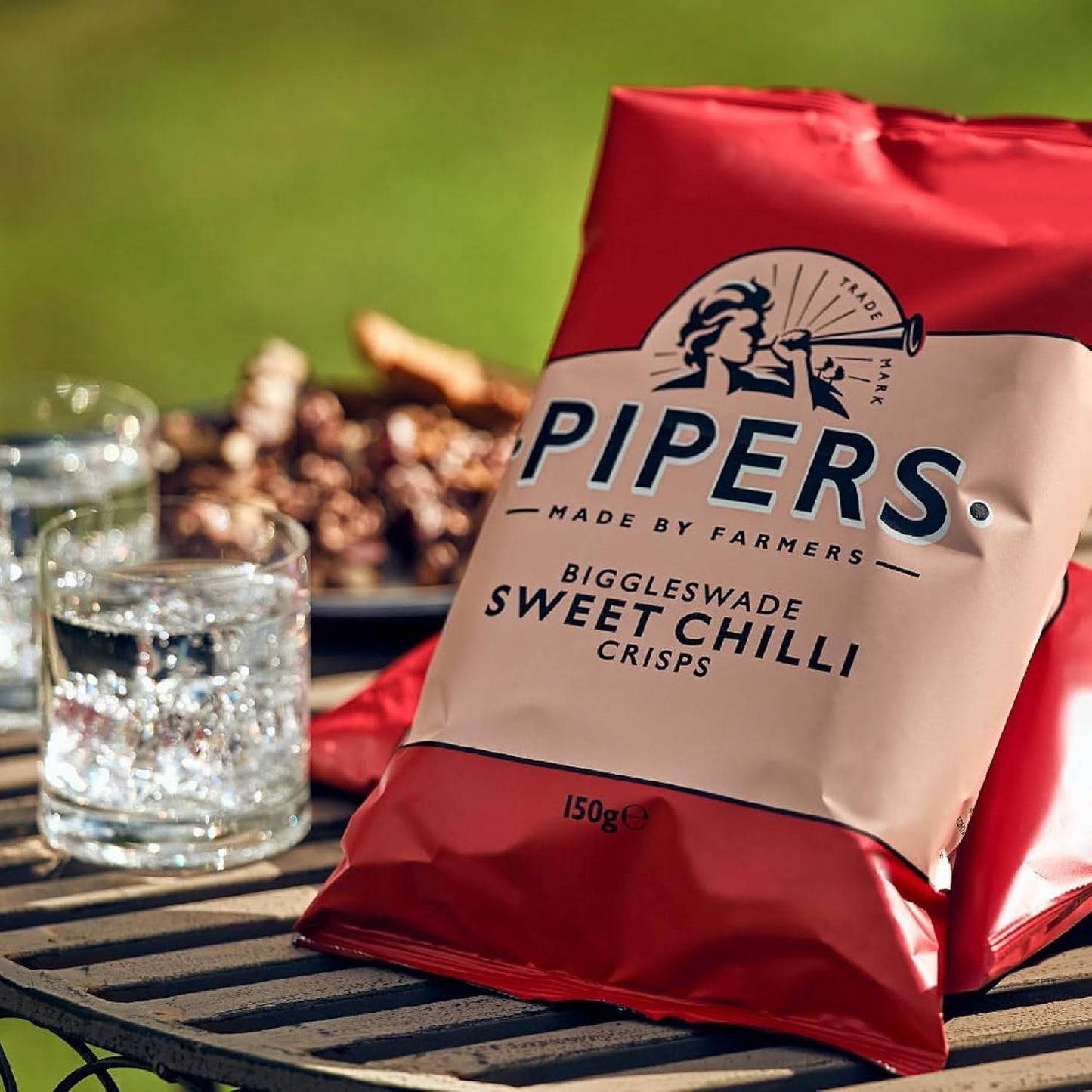 Pipers Gluten-Free Biggleswade Sweet Chilli Crisps Multi-Pack | 24 x 40g