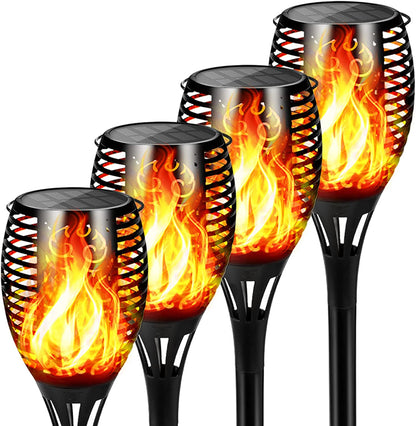 Rolson 54 LED Solar Flame Light