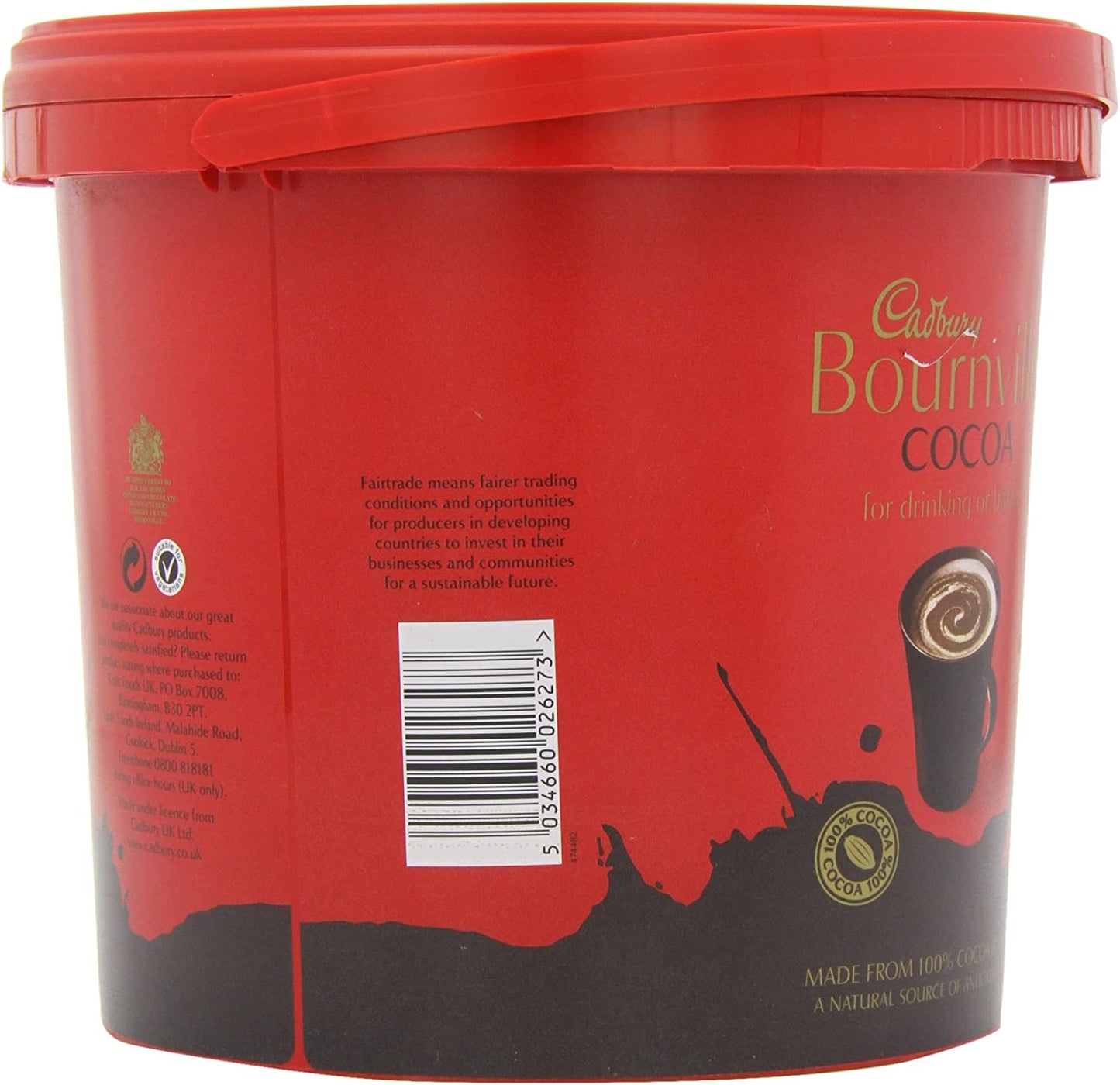 Cadbury Bournville Cocoa 1.5kg - Catering Pack