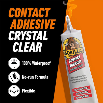 Gorilla Contact Adhesive Clear 75g Blister Pack
